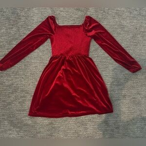 Red girls dress